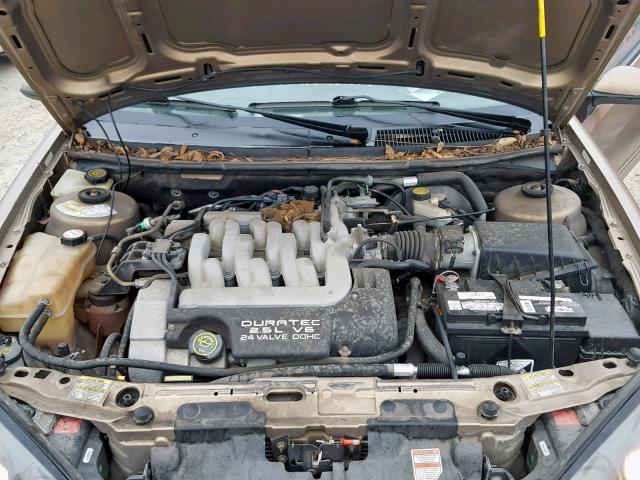 1ZWHT61L6X5673743 - 1999 MERCURY COUGAR V6 GOLD photo 7