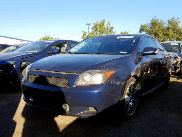 JTKDE177X70153788 - 2007 TOYOTA SCION TC ლურჯი ფოტო 2