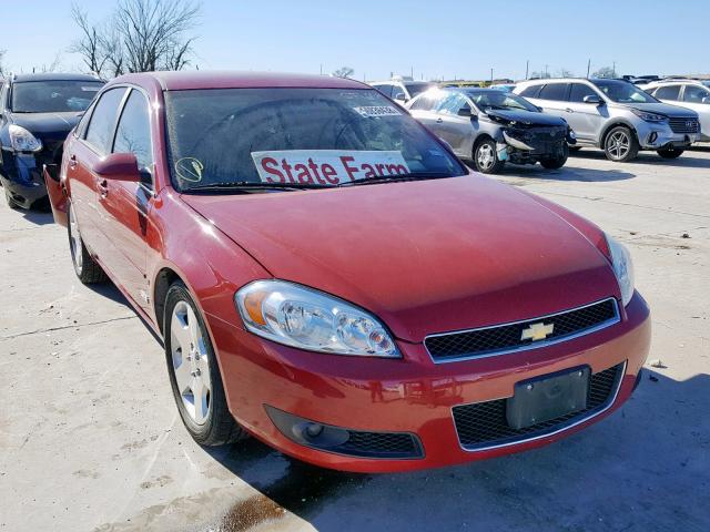 2G1WD58C281266431 - 2008 CHEVROLET IMPALA SUP RED photo 1