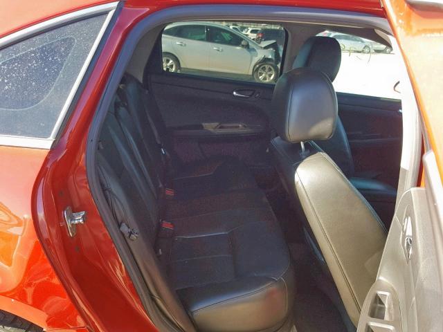 2G1WD58C281266431 - 2008 CHEVROLET IMPALA SUP წითელი ფოტო 6