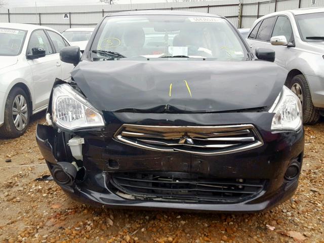 ML32F3FJ7HH003468 - 2017 MITSUBISHI MIRAGE G4 BLACK photo 7