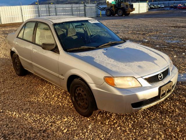 JM1BJ225510425189 - 2001 MAZDA PROTEGE LX GRAY photo 1