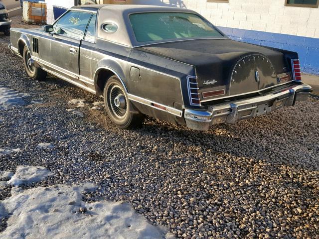 7Y89A851786 - 1977 LINCOLN MARK V BLACK photo 3