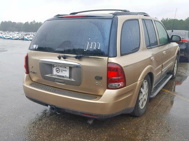 5GADS13S752299580 - 2005 BUICK RAINIER CX GOLD photo 4