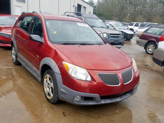 5Y2SM65866Z437598 - 2006 PONTIAC VIBE MAROON photo 1