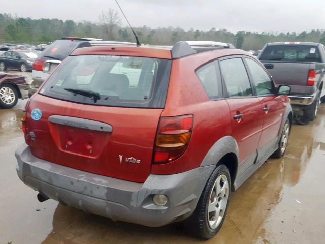 5Y2SM65866Z437598 - 2006 PONTIAC VIBE MAROON photo 4