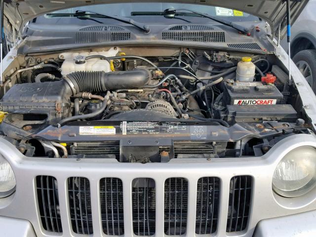 1J4GL38K54W162023 - 2004 JEEP LIBERTY RE SILVER photo 7