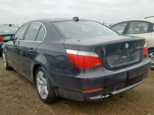 WBANV13528CZ50923 - 2008 BMW 528 XI BLACK photo 3