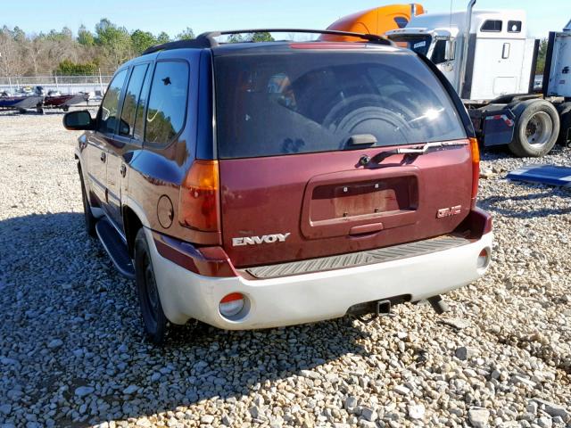 1GKDS13S622311801 - 2002 GMC ENVOY MAROON photo 3