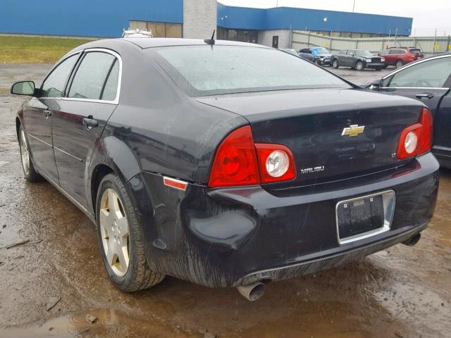 1G1ZJ577494210460 - 2009 CHEVROLET MALIBU 2LT BLACK photo 3