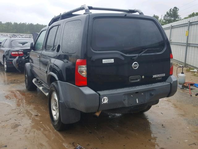 5N1ED28Y63C692764 - 2003 NISSAN XTERRA XE BLACK photo 3