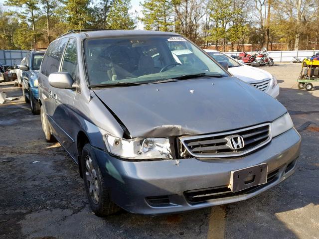 5FNRL18602B043559 - 2002 HONDA ODYSSEY EX GRAY photo 1