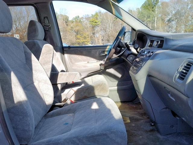 5FNRL18602B043559 - 2002 HONDA ODYSSEY EX GRAY photo 5