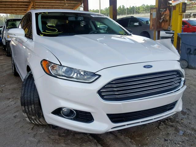 3FA6P0K9XER312194 - 2014 FORD FUSION TIT WHITE photo 1