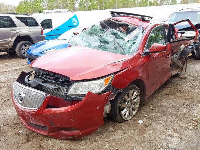 1G4GC5ERXCF315332 - 2012 BUICK LACROSSE RED photo 2