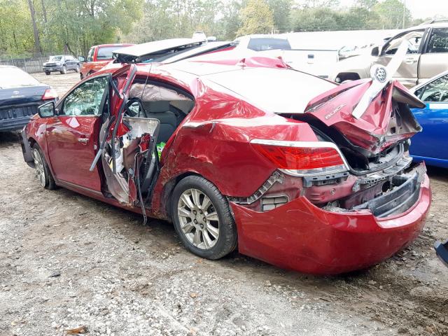 1G4GC5ERXCF315332 - 2012 BUICK LACROSSE RED photo 3