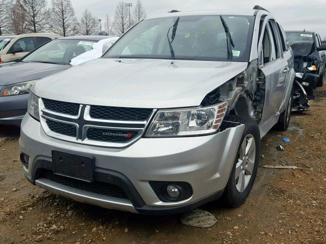 3C4PDDBG5CT345679 - 2012 DODGE JOURNEY SX SILVER photo 2