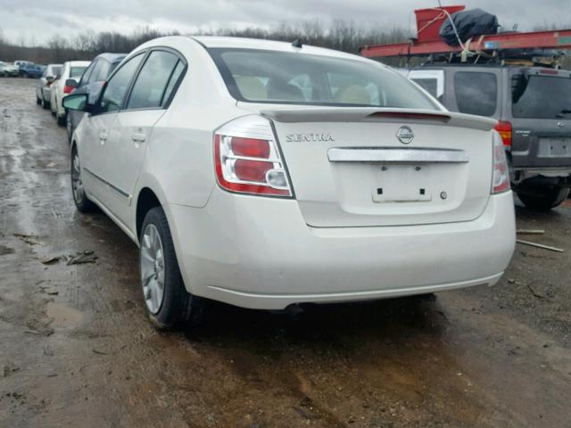 3N1AB6AP3BL689862 - 2011 NISSAN SENTRA 2.0 WHITE photo 3