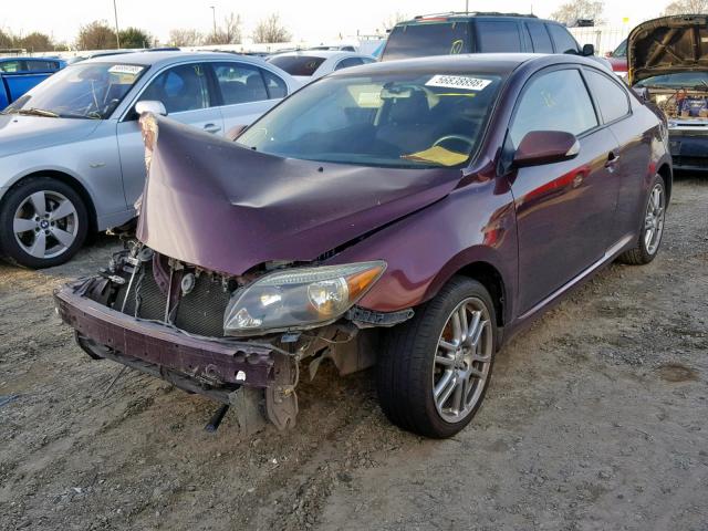 JTKDE177X60088584 - 2006 TOYOTA SCION TC 勃艮第红 照片 2