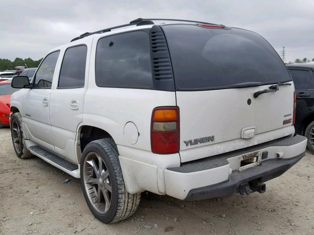 1GKEK63U21J300365 - 2001 GMC DENALI WHITE photo 3