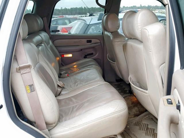 1GKEK63U21J300365 - 2001 GMC DENALI WHITE photo 6