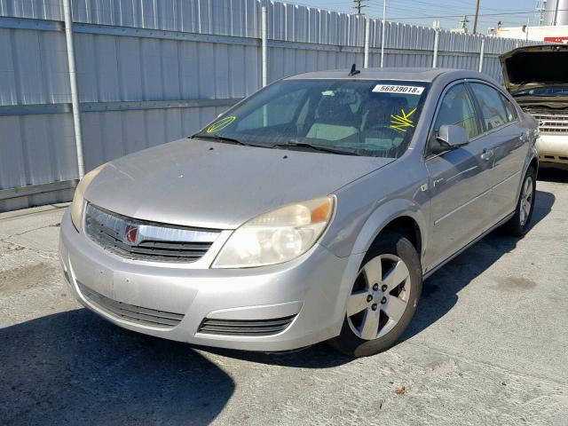 1G8ZR57588F206973 - 2008 SATURN AURA GREEN SILVER photo 2