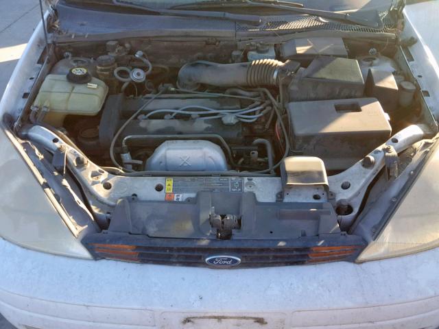 1FAFP38391W192352 - 2001 FORD FOCUS ZTS WHITE photo 7