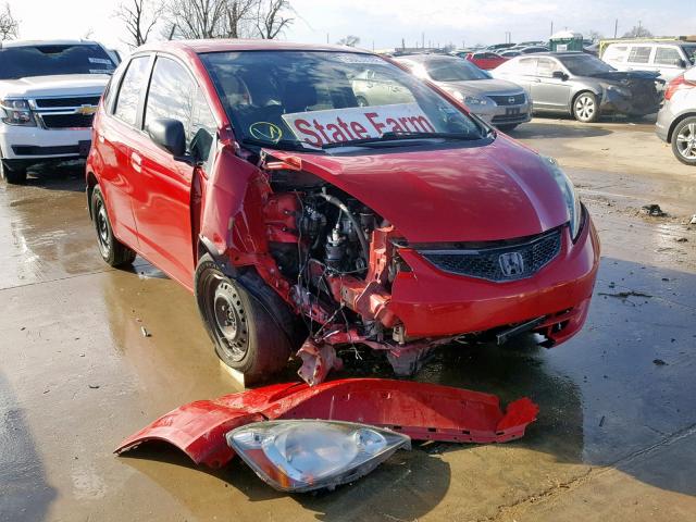 JHMGE8H20AC038203 - 2010 HONDA FIT RED photo 1