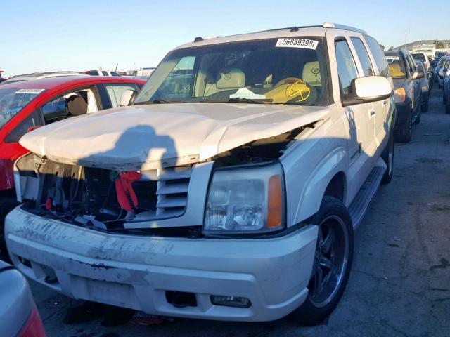 3GYFK66NX4G300991 - 2004 CADILLAC ESCALADE E WHITE photo 2