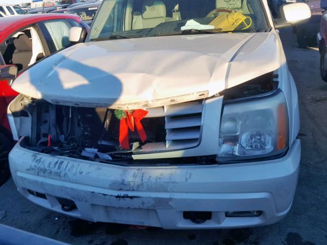 3GYFK66NX4G300991 - 2004 CADILLAC ESCALADE E WHITE photo 7