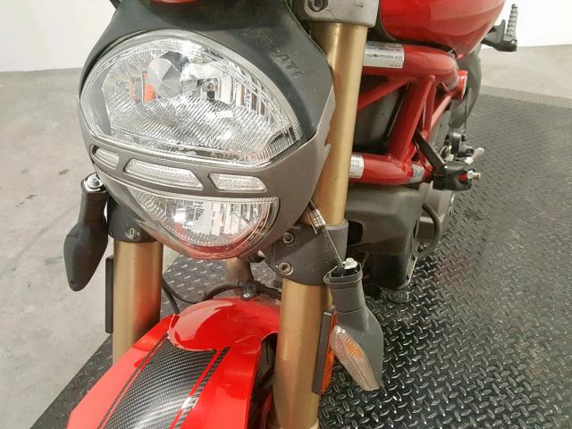 ZDM1RARR7DB062785 - 2013 DUCATI MONSTER 11 RED photo 10