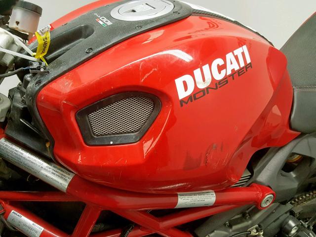 ZDM1RARR7DB062785 - 2013 DUCATI MONSTER 11 RED photo 14