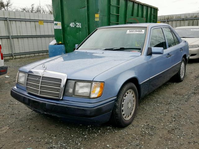 WDBEA26D9MB328681 - 1991 MERCEDES-BENZ 300 E 2.6 BLUE photo 2