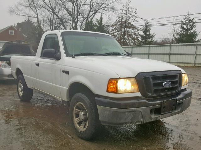 1FTYR10D94PA78100 - 2004 FORD RANGER WHITE photo 1