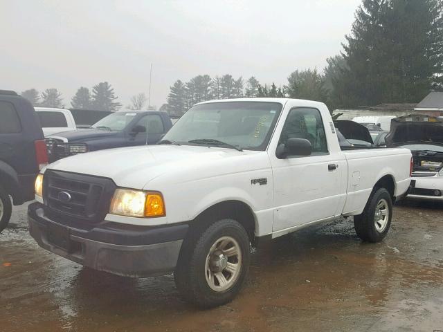 1FTYR10D94PA78100 - 2004 FORD RANGER WHITE photo 2