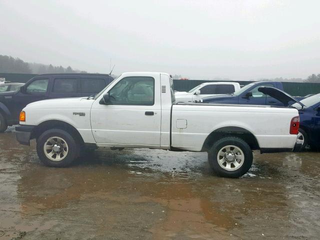 1FTYR10D94PA78100 - 2004 FORD RANGER WHITE photo 9