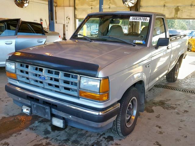 1FTCR10A8NPA89736 - 1992 FORD RANGER SILVER photo 2