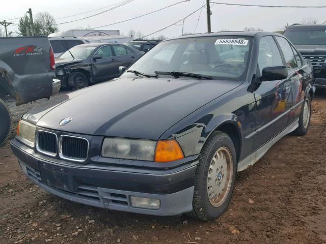 WBACB3310PFE14657 - 1993 BMW 325 I BLACK photo 2