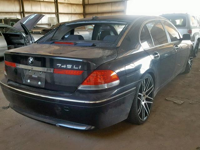 WBAGN63452DR06039 - 2002 BMW 745 LI BLACK photo 4