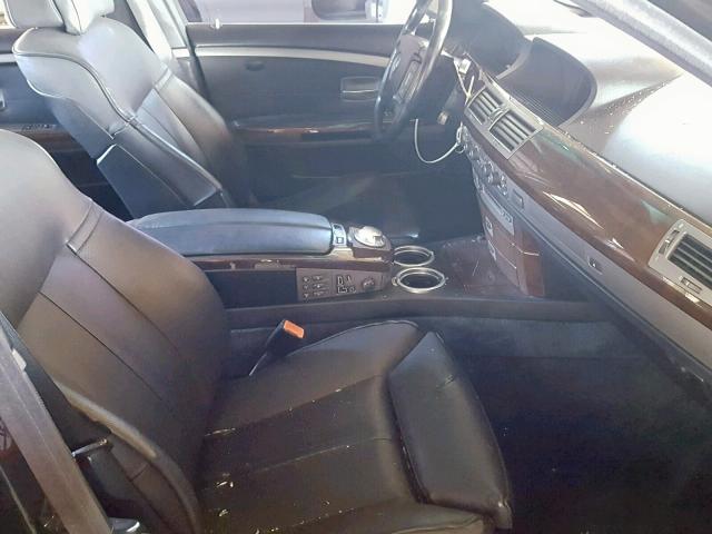 WBAGN63452DR06039 - 2002 BMW 745 LI BLACK photo 5