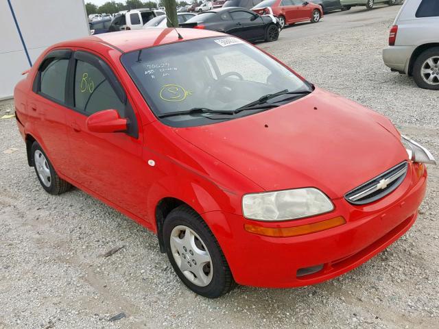 KL1TD56666B628160 - 2006 CHEVROLET AVEO BASE Qırmızı foto 1