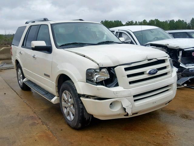 1FMFU19557LA78880 - 2007 FORD EXPEDITION WHITE photo 1