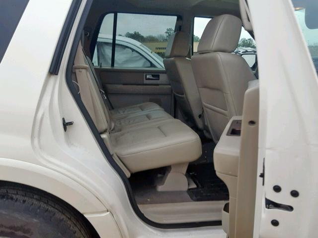 1FMFU19557LA78880 - 2007 FORD EXPEDITION WHITE photo 6