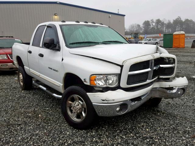 3D7LU38C43G804115 - 2003 DODGE RAM 3500 S WHITE photo 1