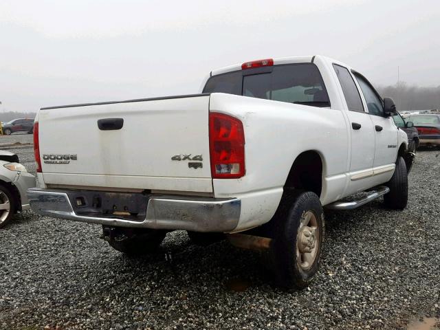 3D7LU38C43G804115 - 2003 DODGE RAM 3500 S WHITE photo 4