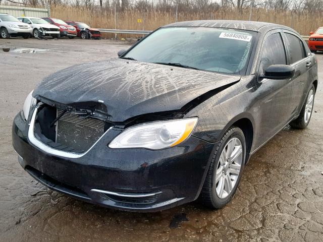 1C3BC1FB6BN613796 - 2011 CHRYSLER 200 TOURIN BLACK photo 2