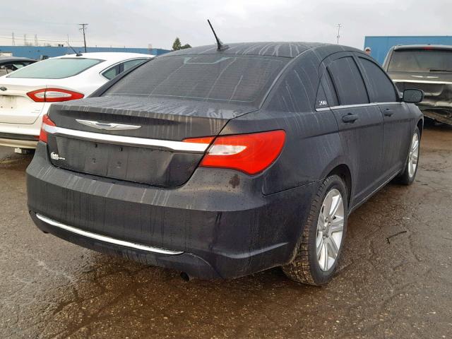 1C3BC1FB6BN613796 - 2011 CHRYSLER 200 TOURIN BLACK photo 4