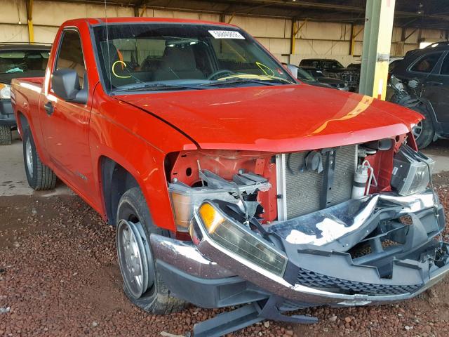 1GCCS148348224609 - 2004 CHEVROLET COLORADO RED photo 1