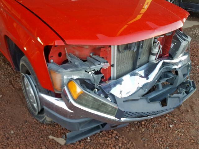 1GCCS148348224609 - 2004 CHEVROLET COLORADO RED photo 9