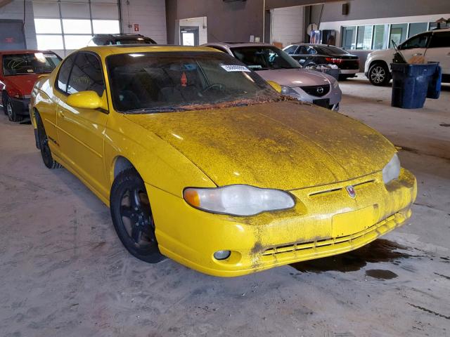 2G1WX12K239189912 - 2003 CHEVROLET MONTE CARL YELLOW photo 1